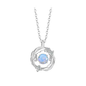 Silver Flash Necklace Feather Beating Heart Moonstone Necklace