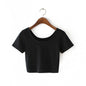 Punk Vintage Rhinestone Spider Goth Graphic T Shirt Women Y2k Style Crop Top O-neck Tshirt