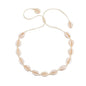 Shell Choker Bohemian Rope Agate Beaded Necklace