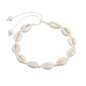 Shell Choker Bohemian Rope Agate Beaded Necklace