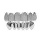 Hip-hop polished braces with gold electroplating