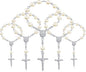 rosary love angel wings bracelet