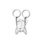 Heart engraved handle keychain Valentine's Day gift