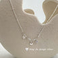 S925 sterling silver shell starfish necklace