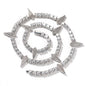 Hip-hop Black Panther zircon tennis chain