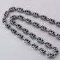 Aragogaceous pattern sapphire necklace for couples