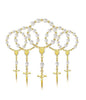 rosary love angel wings bracelet