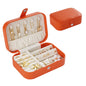 Portable travel girl multi-layer jewelry box