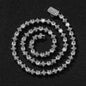 Star zircon tennis chain necklace