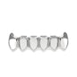 Hip-hop polished braces with gold electroplating