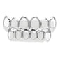 Hip-hop polished braces with gold electroplating
