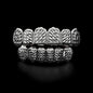 Hip-hop polished braces with gold electroplating