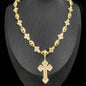 Cross Zircon Eye Pendant Hip Hop Necklace
