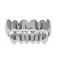 Hip-hop polished braces with gold electroplating