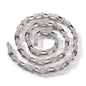 Hip Hop Rhinestone 5mm Bicycle Chain Necklace