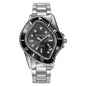 Twisted Submariner Set Alloy Steel Band Waterproof Casual Watch