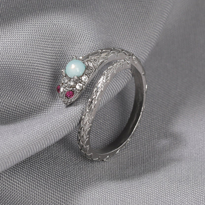 Zircon snake open ring