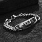 Pirates of the Caribbean skull dagger stainless steel bracelet