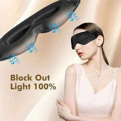 CalmRest™ Weighted 3D Sleep Mask — Pressure-Relief Blackout Eye Mask