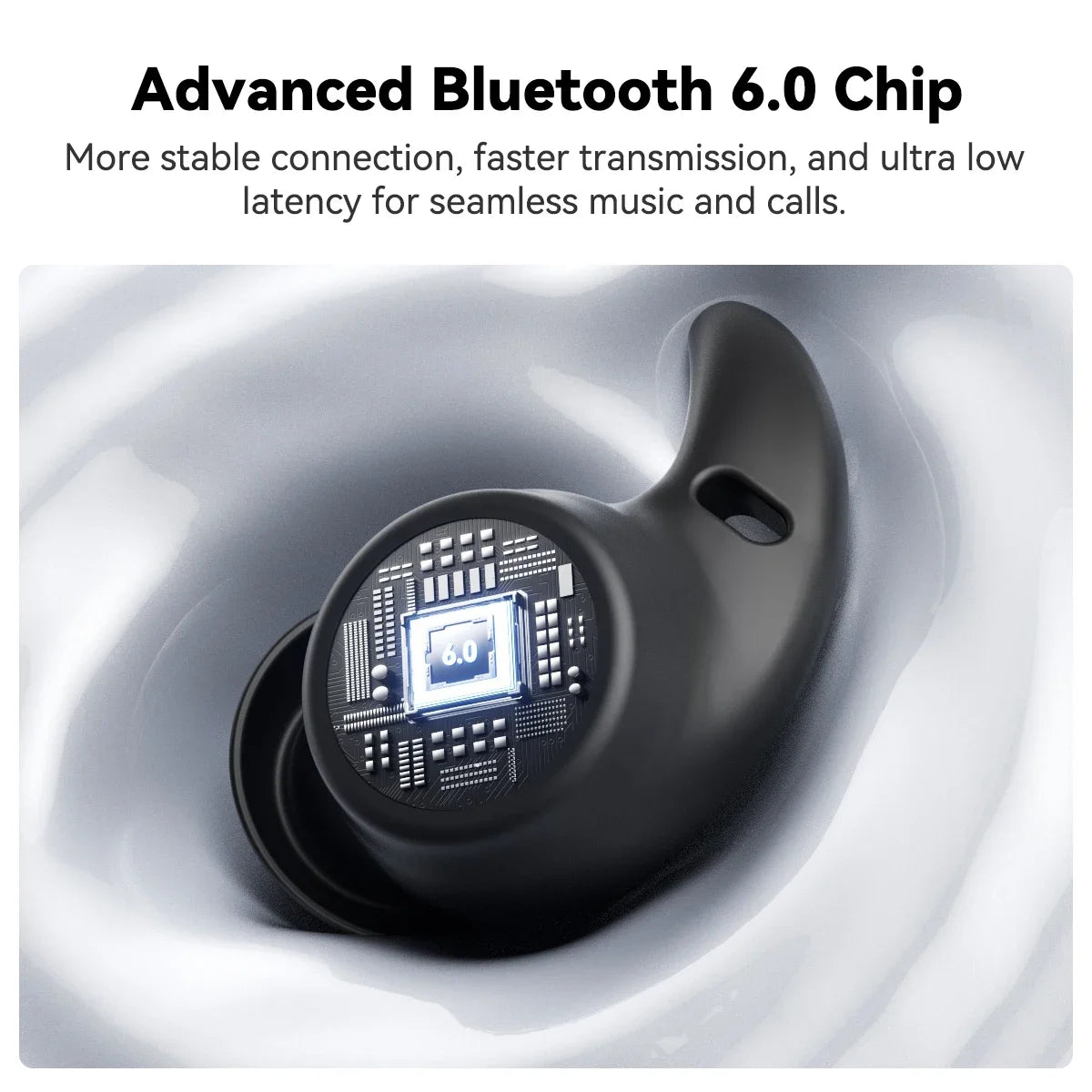 SilentSleep™ Ultra-Slim Sleep Earbuds — Bluetooth 5.3, All-Night Comfort