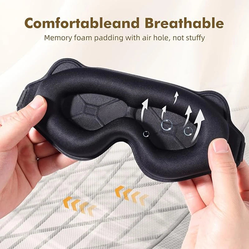 CalmRest™ Weighted 3D Sleep Mask — Pressure-Relief Blackout Eye Mask