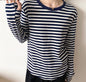 Casual O-neck Women Striped T-shirts  Spring Summer Short Sleeve Loose Female Tops