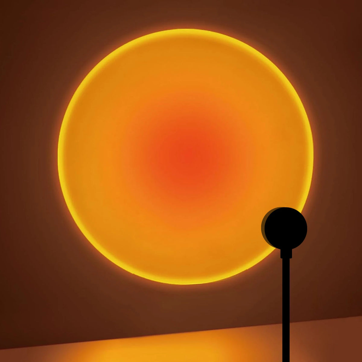DuskGlow™ Sunset Projection Lamp — Multi-Angle Ambient Room Light