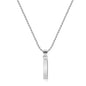 Geometry Interlocking Square Triangle Male Pendant Stacking Streetwear Necklace