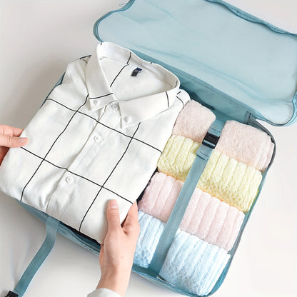 PackEase™ 8-Piece Compression Packing Cubes — Travel Luggage Organizer Set
