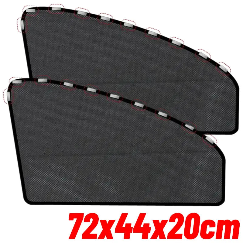 SunShield™ Magnetic Car Window Curtains — UV &amp; Privacy Sunshade (2-Pack)