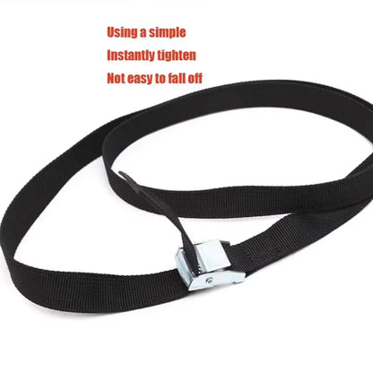 HaulLock™ Heavy-Duty Cargo Tie-Down Straps — Ratchet Tow Rope Set