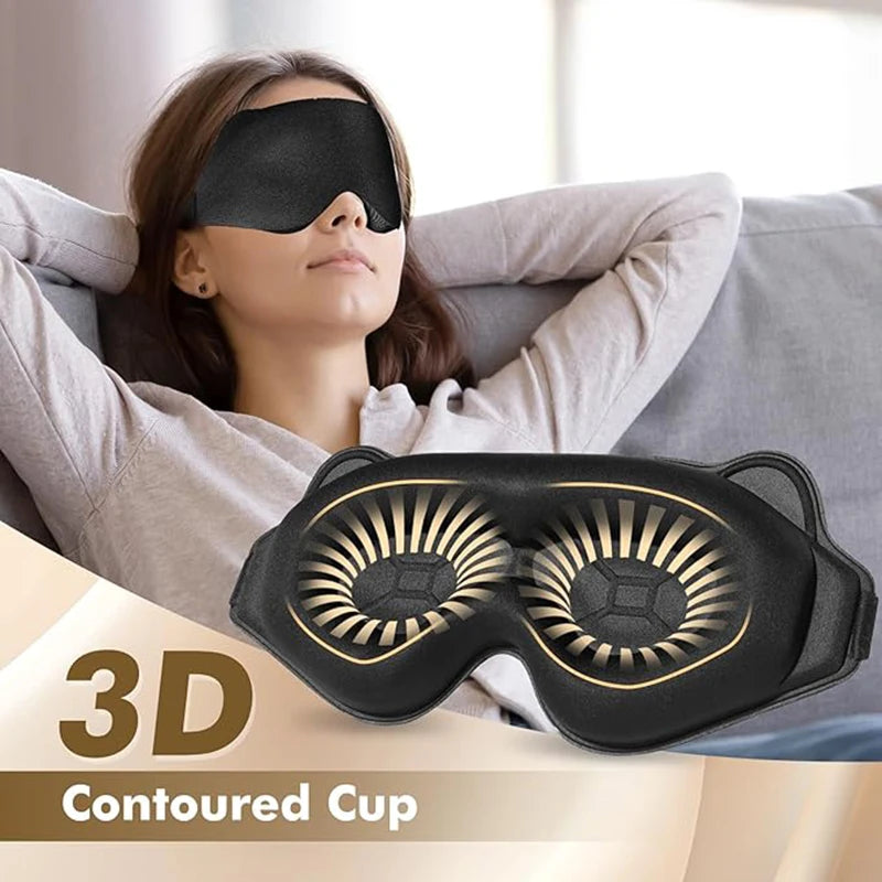 Flat Sleep Masks Press Right Into Your Eyes