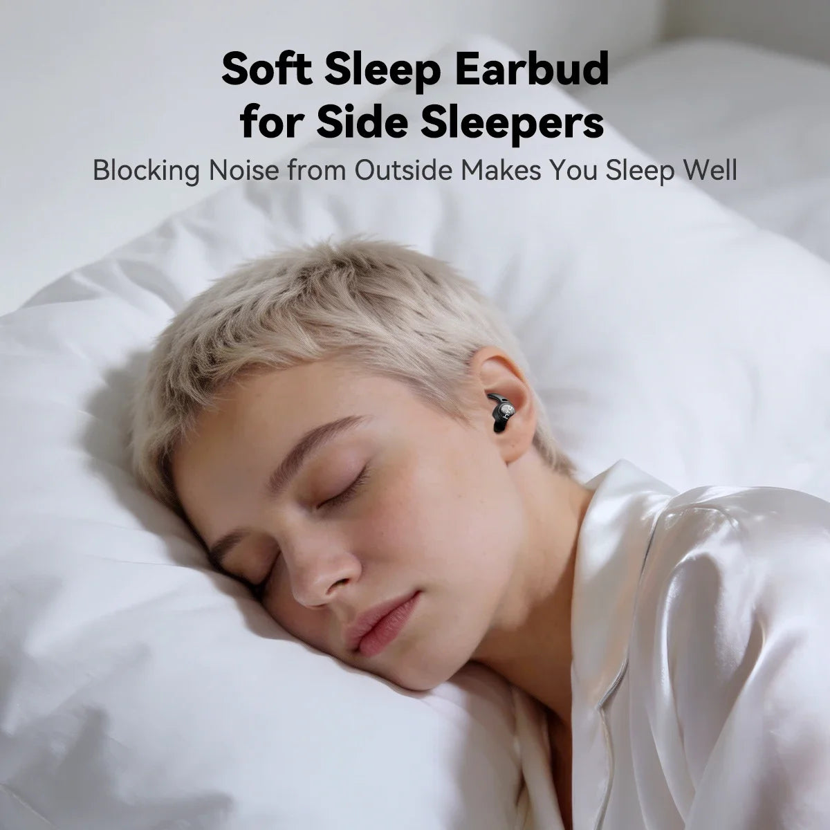 SilentSleep™ Ultra-Slim Sleep Earbuds — Bluetooth 5.3, All-Night Comfort