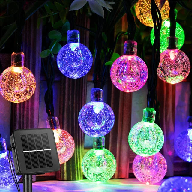 GlowVine™ Solar LED String Lights — Waterproof Outdoor Fairy Lights