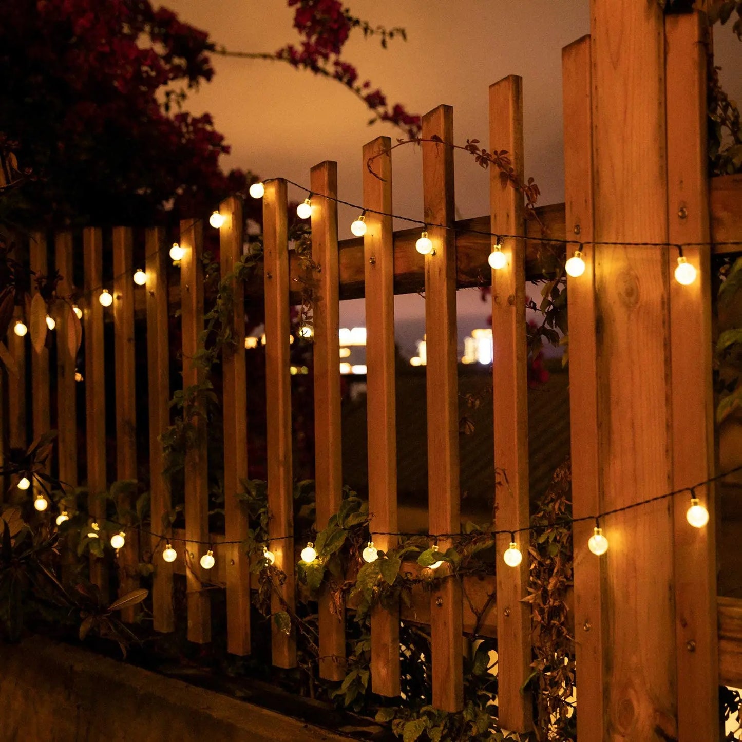 GlowVine™ Solar LED String Lights — Waterproof Outdoor Fairy Lights