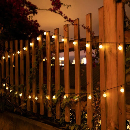 GlowVine™ Solar LED String Lights — Waterproof Outdoor Fairy Lights