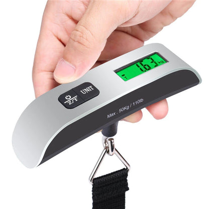 WeighRight™ Digital Luggage Scale — 110lb/50kg Portable Handheld