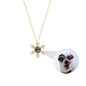 Photo Projection snowflake shape Necklace Pendant Jewelry for Lover Girlfriend 2022