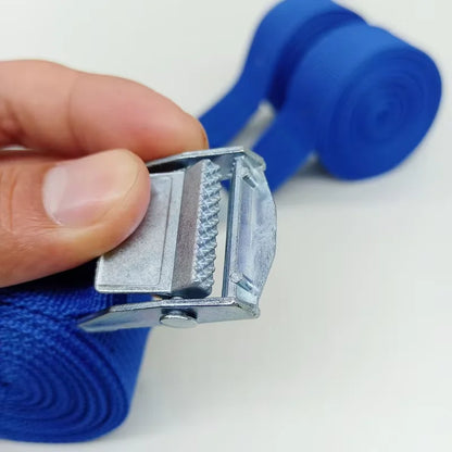 HaulLock™ Heavy-Duty Cargo Tie-Down Straps — Ratchet Tow Rope Set