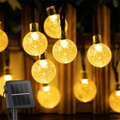 GlowVine™ Solar LED String Lights — Waterproof Outdoor Fairy Lights