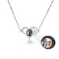 Love projection necklace with customizable photos memory of love Valentin