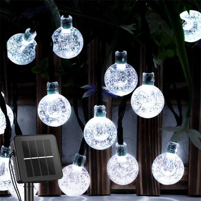 GlowVine™ Solar LED String Lights — Waterproof Outdoor Fairy Lights