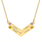 Personalized Family Necklace Mothers Day Birthstone Jewelry Customized Engraving Name Necklace