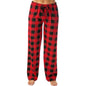 Women Christmas Pajama pants Autumn Winter Plaid Printed Pants