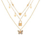 Gold Plated Necklaces Choker for Women,