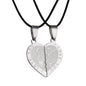 matching necklaces for couples necklaces Splice 2 PCS/Set Cat Moon Heart Pendant