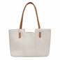 Fashion Women PU Leather Solid Color Shoulder Shopping Bag